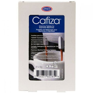 Cafiza espresso machine cleaning tablets – box of 8 x 2g tablets