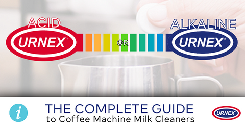 URNEX Rinza Milk Cleaners for Coffee Equipment - The Complete Guide including Acid or Alkaline?