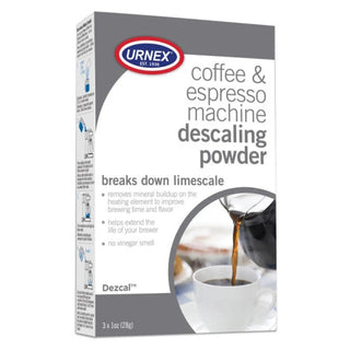 Coffee and espresso machine descaling powder – 4 x 28g sachet pack