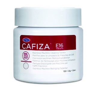 Cafiza E16 espresso machine cleaning tablets – 1.2g tub of 100